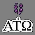 Beaded Necklace W/ Alpha Tau Omega Tag